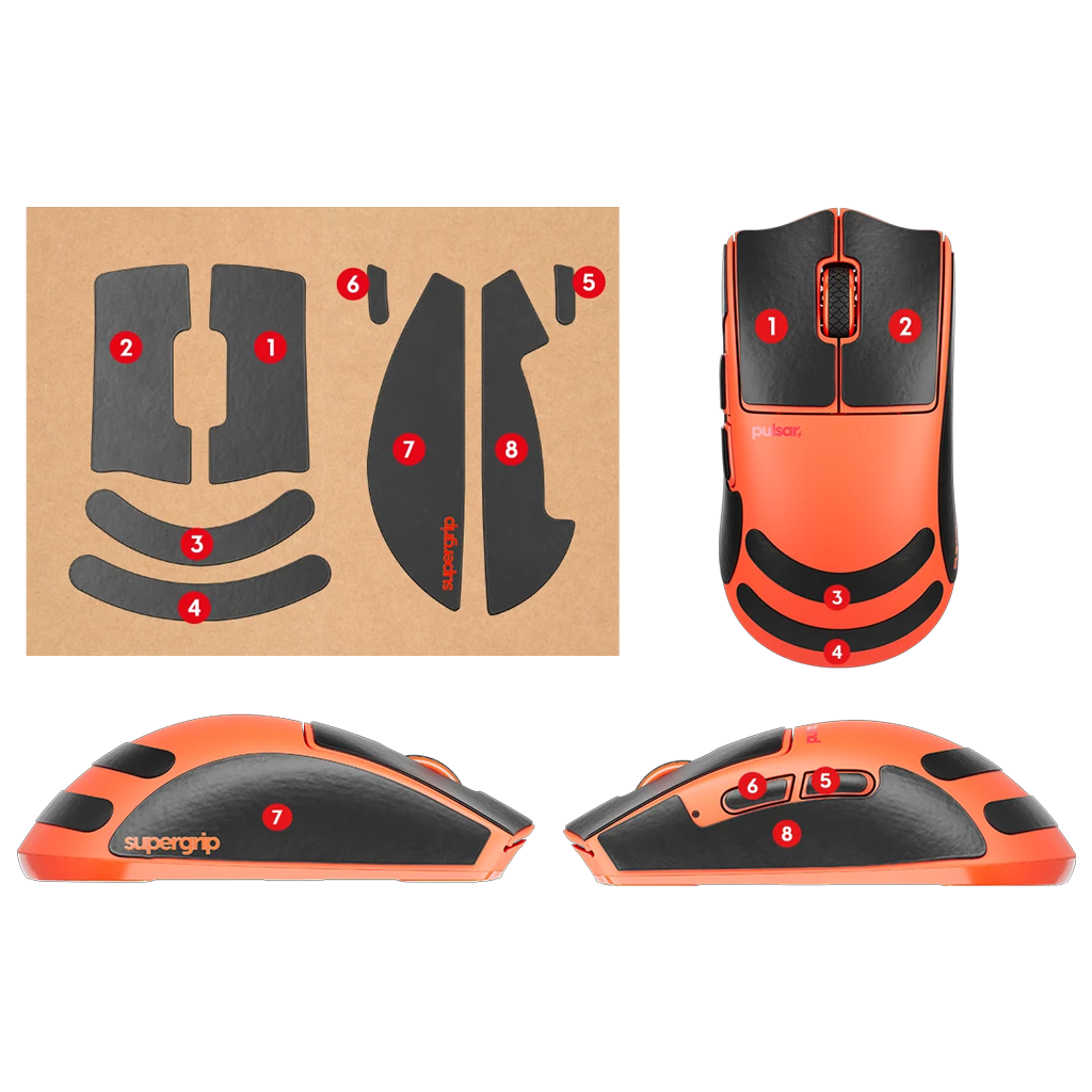 Grip Tape for Pulsar PRO SERIES Carpe-X