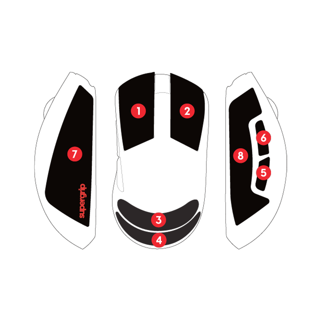 Grip Tape for Logitech G703 / G703H / G403 / G403H